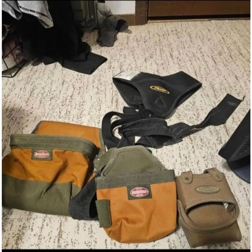 Bucket Boss Handyman’s Tool belt with 2 suspenders and extras